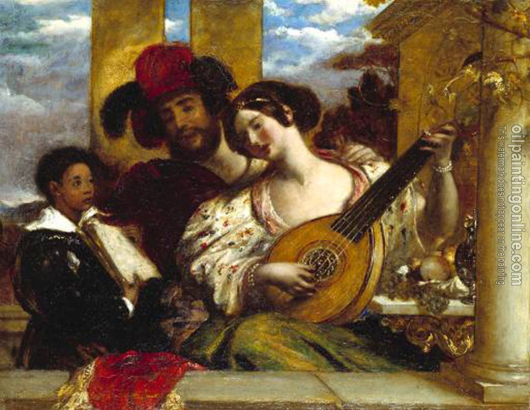 William Etty - Il Duetto